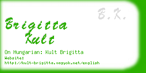 brigitta kult business card